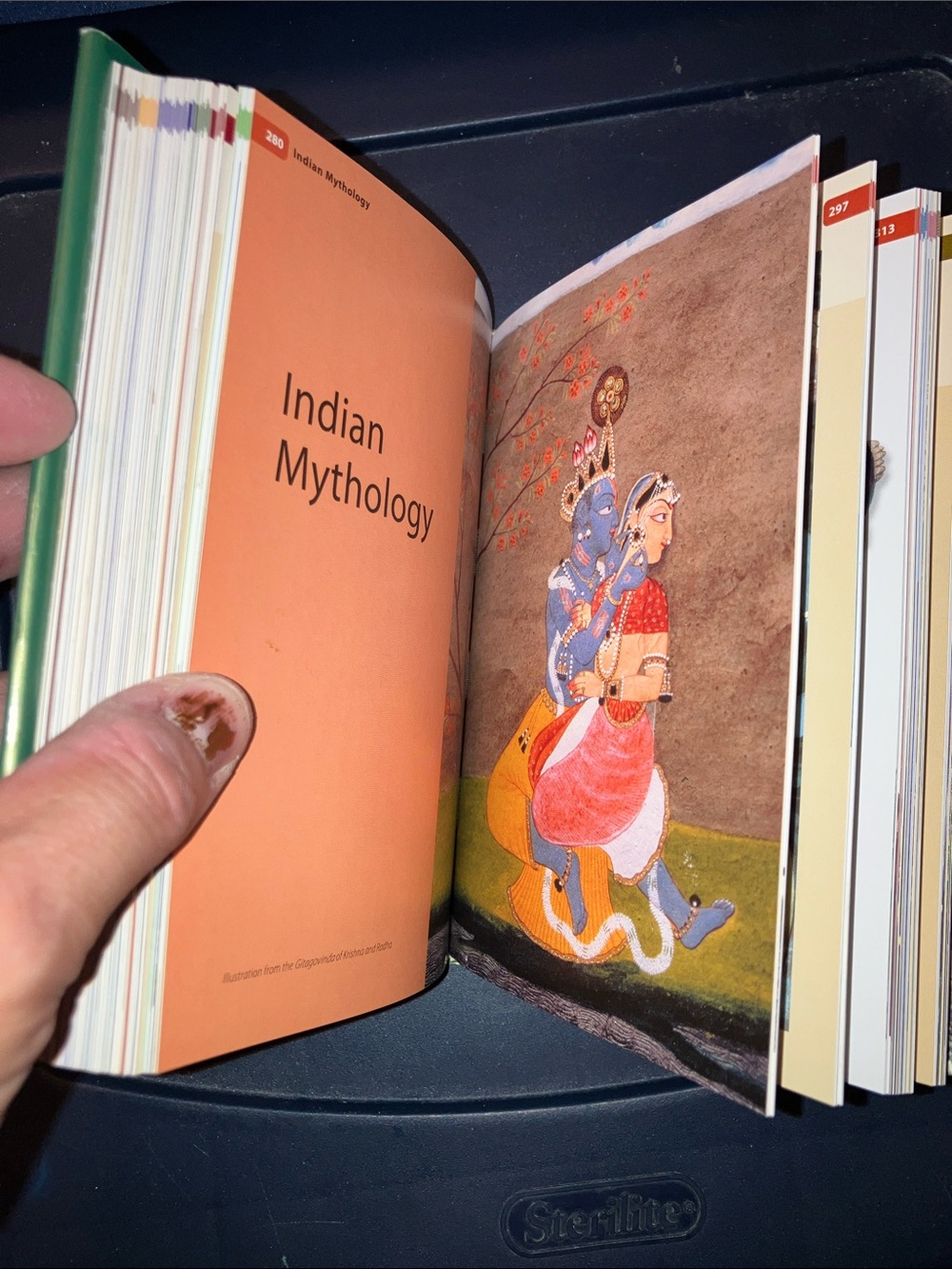 National Geographic Green Hardcover: Essential Visual History of World Mythology - Picture 3 of 3
